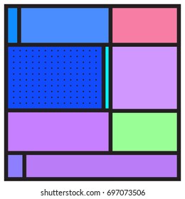 Abstract colorful geometric  background design template. Trendy and colorful pattern design for fabric background and wallpaper. 