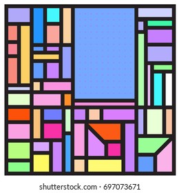 Abstract colorful geometric  background design template. Trendy and colorful pattern design for fabric background and wallpaper. 
