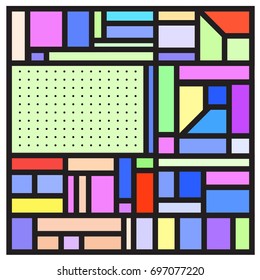 Abstract colorful geometric  background design template. Trendy and colorful pattern design for fabric background and wallpaper. 
