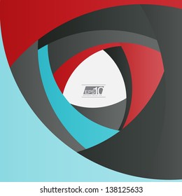 Abstract Colorful Geometric Background - EPS10 Vector