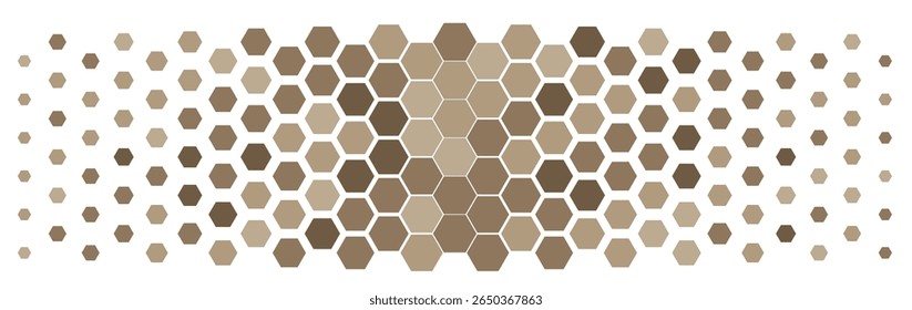 Resumo colorido fundo geométrico. Padrão hexagonal com gradação. 10 Eps editável. Meio-tom hexagonal retro simples padrão. Colmeia vetorial