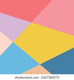 Abstract colorful geometric background illustration