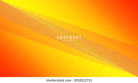 Abstract Colorful geometric background ,Lines and shadows overlapping orange and yellow , Modern background design for presentation design , illustration Vector EPS 10
