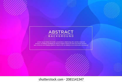 Abstract Colorful geometric background. Liquid color background design. Fluid shapes composition