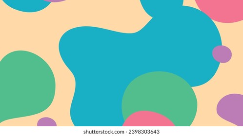 Abstract colorful geometric background. Liquid color background design. Fluid shapes composition