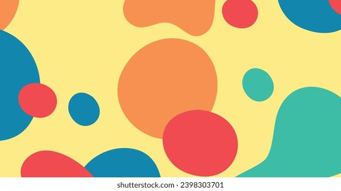 Abstract colorful geometric background. Liquid color background design. Fluid shapes composition