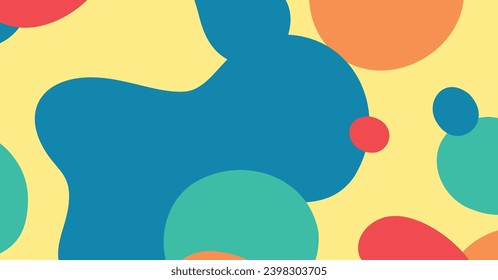 Resumen de fondo geométrico colorido. Diseño de fondo de color líquido. Composición de formas fluidas