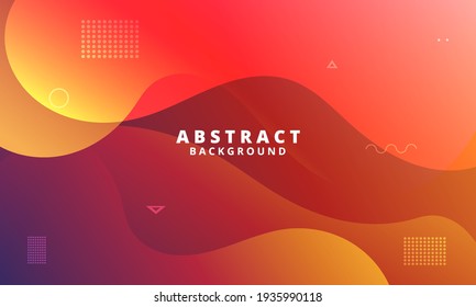 Abstract Colorful geometric background. Modern background design. Liquid color. Fluid shapes composition. Fit for presentation design. website, basis for banners, wallpapers, brochure, posters