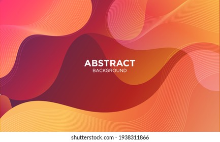 Abstract Colorful geometric background. Modern background design. Liquid color. Fluid shapes composition. Fit for presentation design. website, basis for banners, wallpapers, brochure, posters
