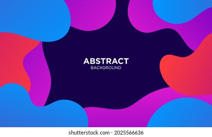 Abstract Colorful geometric background. Modern background design. Liquid color. Fluid shapes composition. Fit for presentation design. website, basis for banners, wallpapers, brochure, posters