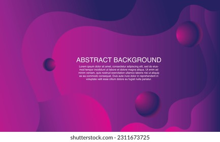 Abstract Colorful geometric background. Modern background design. Liquid color. Fluid shapes composition.