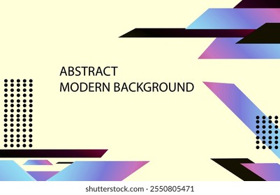 Abstract colorful geometric background, modern abstract background