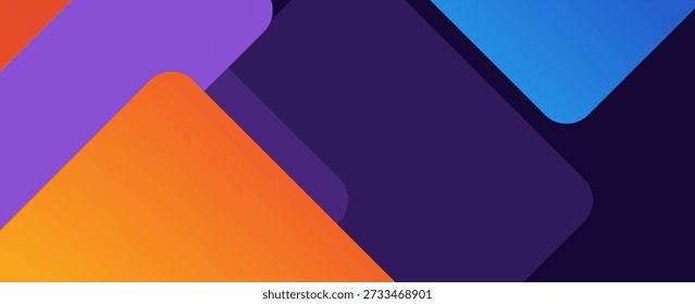 Fondo geométrico colorido Abstractas con Formas superpuestas. Traje para el Anuncio, el Web, el folleto, el folleto y la presentación