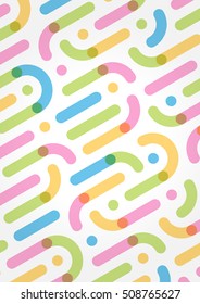 Abstract colorful geometric background pattern. Vector illustration.