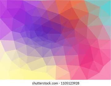 abstract colorful geometric background.low poly texture vector