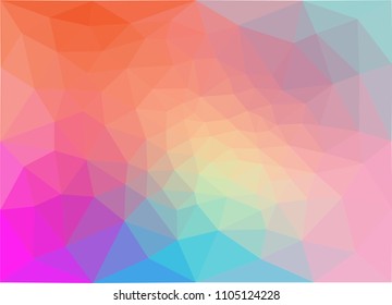 abstract colorful geometric background.low poly texture vector