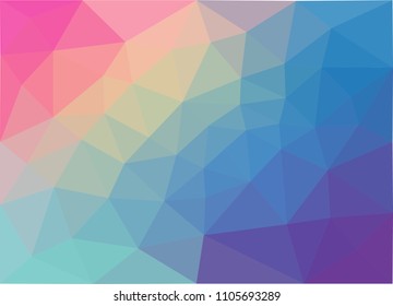 abstract colorful geometric background.low poly texture vector