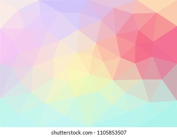 abstract colorful geometric background.low poly pattern vector