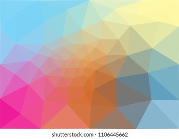 abstract colorful geometric background.low poly texture vector