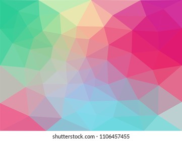 abstract colorful geometric background.low poly texture vector