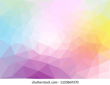 abstract colorful geometric background. polygon pattern vector