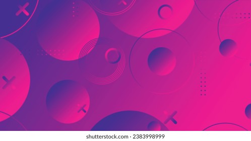 Abstract colorful geometric background. Red and purple elements with gradient. Dynamic shapes composition.