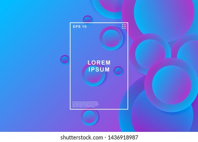 	
Abstract colorful geometric background. Simple dynamic shapes with trendy gradient composition. Fluid shapes composition.