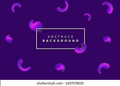 	
Abstract colorful geometric background. Simple dynamic shapes with trendy gradient composition. Fluid shapes composition.- Vector