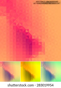 Abstract colorful geometric background with soft color tones