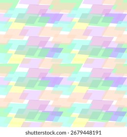 Fundo geométrico colorido abstrato com quadrados e padrão de mosaico Fundo abstrato pastel