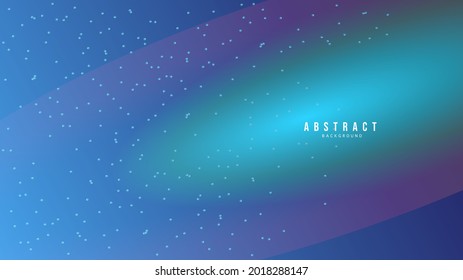 Resumen Fondo geométrico colorido, cielo estrellado y luces boreales , Diseño de fondo moderno para el diseño de la presentación , ilustración Vector EPS 10