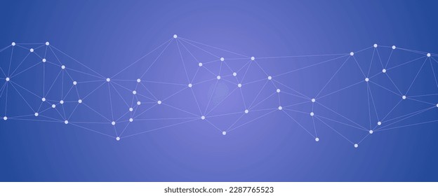 abstract colorful geometric background with triangle shape pattern and molecular