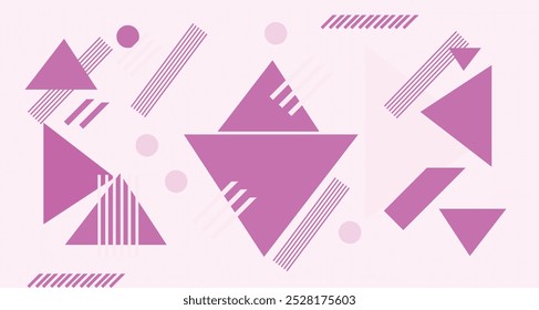 Abstract colorful  geometric  background with triangle shapes  pattern. Creative geometric with a variety of geometric pattern background for your design
