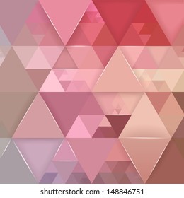 Abstract colorful geometric background with triangles. Vector illustration EPS 10.