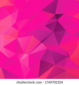 Abstract colorful geometric background of triangular polygons. Retro mosaic triangle trendy pattern for web, business template, brochure, card, poster, banner design. Creative overlay.