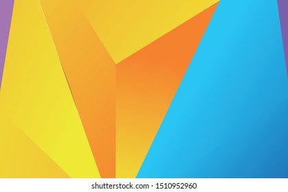Abstract Colorful geometric background vector EPS10