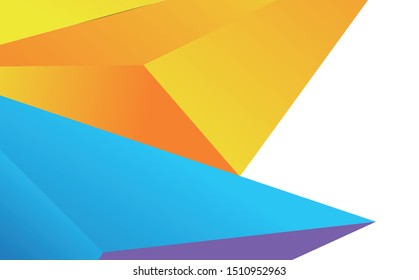 Abstract Colorful geometric background vector EPS10