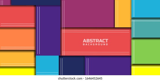 Abstract colorful geometric background. Vector illustration