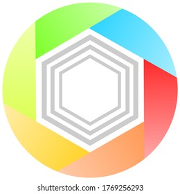 Resumen de fondo geométrico colorido. Ilustración vectorial.