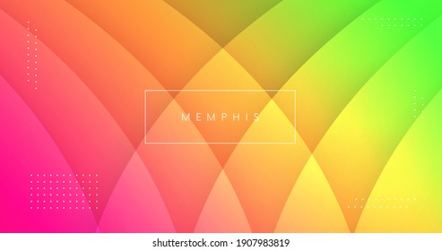 Abstract colorful geometric background vector design. Rainbow gradient backdrop. Cool pattern.