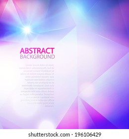 Abstract colorful geometric background. Vector illustration