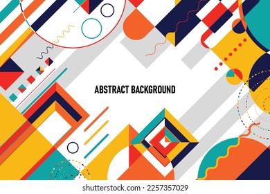 Abstract colorful geometric background. Vector illustration.