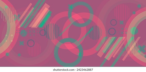 Abstract colorful geometric background. Vector template design of flyer,web sites, cover book, page