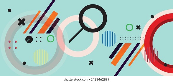 Abstract colorful geometric background. Vector template design of flyer,web sites, cover book, page