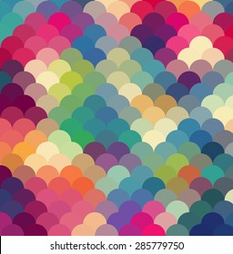 Abstract colorful  geometric background. Vector illustration