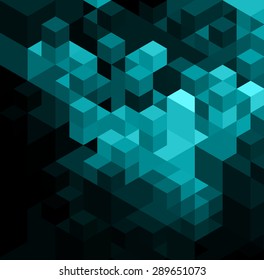 Abstract colorful  geometric background. Vector illustration 