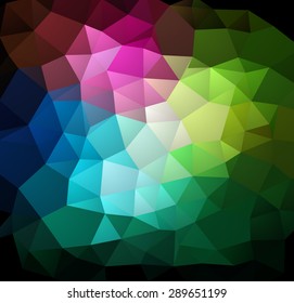 Abstract colorful  geometric background. Vector illustration 
