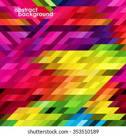 Abstract colorful geometric background. Vector illustration. Eps 10