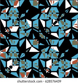Abstract colorful  geometric background. Vector illustration.
