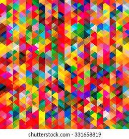 Abstract colorful geometric background with vibrant color tones